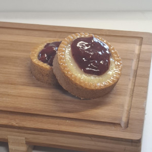 Aardbeienkoek